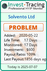 Monitored by Invest-Tracing.com HYIP Monitor-Invest-Tracing.com