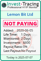 Monitored by Invest-Tracing.com HYIP Monitor-Invest-Tracing.com