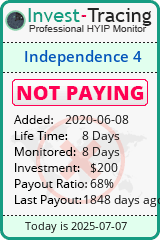 Monitored by Invest-Tracing.com HYIP Monitor-Invest-Tracing.com
