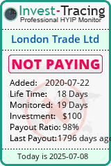 Monitored by Invest-Tracing.com HYIP Monitor-Invest-Tracing.com