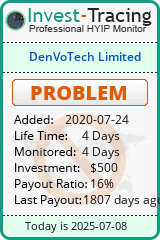 Monitored by Invest-Tracing.com HYIP Monitor-Invest-Tracing.com