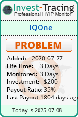 Monitored by Invest-Tracing.com HYIP Monitor-Invest-Tracing.com
