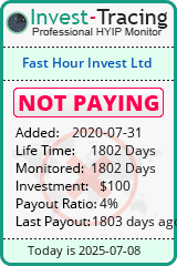 Monitored by Invest-Tracing.com HYIP Monitor-Invest-Tracing.com