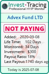 Monitored by Invest-Tracing.com HYIP Monitor-Invest-Tracing.com