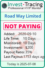 Monitored by Invest-Tracing.com HYIP Monitor-Invest-Tracing.com