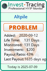 Monitored by Invest-Tracing.com HYIP Monitor-Invest-Tracing.com