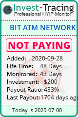 Monitored by Invest-Tracing.com HYIP Monitor-Invest-Tracing.com