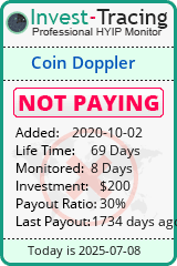 Monitored by Invest-Tracing.com HYIP Monitor-Invest-Tracing.com