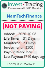 Monitored by Invest-Tracing.com HYIP Monitor-Invest-Tracing.com