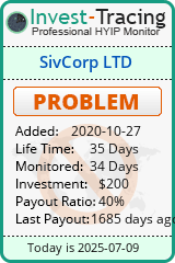 Monitored by Invest-Tracing.com HYIP Monitor-Invest-Tracing.com