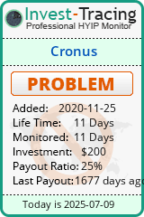 Monitored by Invest-Tracing.com HYIP Monitor-Invest-Tracing.com