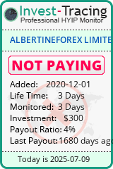 Monitored by Invest-Tracing.com HYIP Monitor-Invest-Tracing.com