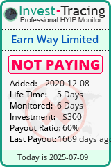 Monitored by Invest-Tracing.com HYIP Monitor-Invest-Tracing.com