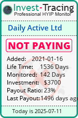 Monitored by Invest-Tracing.com HYIP Monitor-Invest-Tracing.com