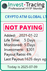 Monitored by Invest-Tracing.com HYIP Monitor-Invest-Tracing.com