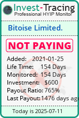 Monitored by Invest-Tracing.com HYIP Monitor-Invest-Tracing.com