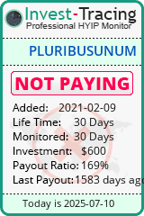 Monitored by Invest-Tracing.com HYIP Monitor-Invest-Tracing.com