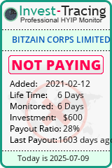 Monitored by Invest-Tracing.com HYIP Monitor-Invest-Tracing.com