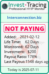Monitored by Invest-Tracing.com HYIP Monitor-Invest-Tracing.com
