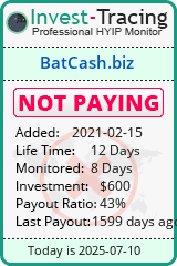 Monitored by Invest-Tracing.com HYIP Monitor-Invest-Tracing.com