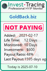 Monitored by Invest-Tracing.com HYIP Monitor-Invest-Tracing.com