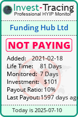 Monitored by Invest-Tracing.com HYIP Monitor-Invest-Tracing.com