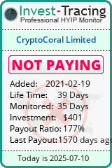 Monitored by Invest-Tracing.com HYIP Monitor-Invest-Tracing.com