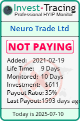 Monitored by Invest-Tracing.com HYIP Monitor-Invest-Tracing.com