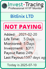 Monitored by Invest-Tracing.com HYIP Monitor-Invest-Tracing.com