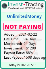 Monitored by Invest-Tracing.com HYIP Monitor-Invest-Tracing.com