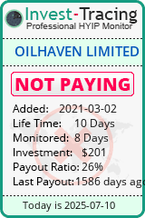 Monitored by Invest-Tracing.com HYIP Monitor-Invest-Tracing.com