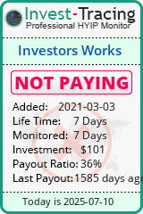 Monitored by Invest-Tracing.com HYIP Monitor-Invest-Tracing.com