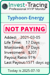 Monitored by Invest-Tracing.com HYIP Monitor-Invest-Tracing.com