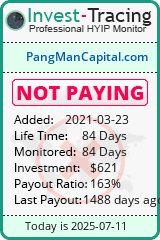 Monitored by Invest-Tracing.com HYIP Monitor-Invest-Tracing.com