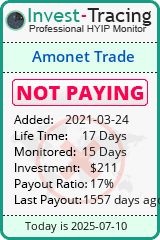 Monitored by Invest-Tracing.com HYIP Monitor-Invest-Tracing.com