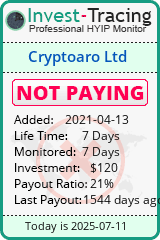 Monitored by Invest-Tracing.com HYIP Monitor-Invest-Tracing.com