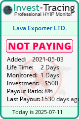 Monitored by Invest-Tracing.com HYIP Monitor-Invest-Tracing.com