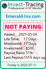 Monitored by Invest-Tracing.com HYIP Monitor-Invest-Tracing.com
