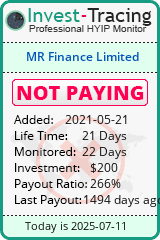 Monitored by Invest-Tracing.com HYIP Monitor-Invest-Tracing.com