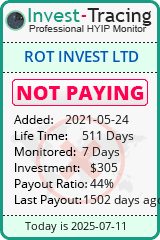 Monitored by Invest-Tracing.com HYIP Monitor-Invest-Tracing.com