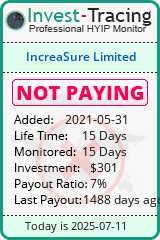 Monitored by Invest-Tracing.com HYIP Monitor-Invest-Tracing.com