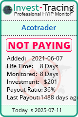 Monitored by Invest-Tracing.com HYIP Monitor-Invest-Tracing.com