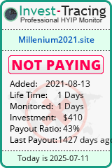 Monitored by Invest-Tracing.com HYIP Monitor-Invest-Tracing.com