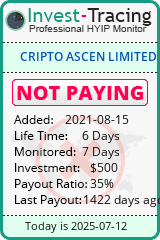 Monitored by Invest-Tracing.com HYIP Monitor-Invest-Tracing.com