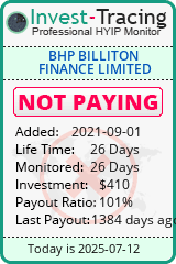 Monitored by Invest-Tracing.com HYIP Monitor-Invest-Tracing.com