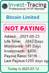 Monitored by Invest-Tracing.com HYIP Monitor-Invest-Tracing.com