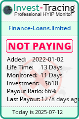 Monitored by Invest-Tracing.com HYIP Monitor-Invest-Tracing.com