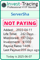 Monitored by Invest-Tracing.com HYIP Monitor-Invest-Tracing.com