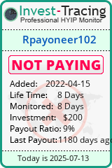 Monitored by Invest-Tracing.com HYIP Monitor-Invest-Tracing.com