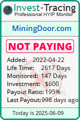 Monitored by Invest-Tracing.com HYIP Monitor-Invest-Tracing.com